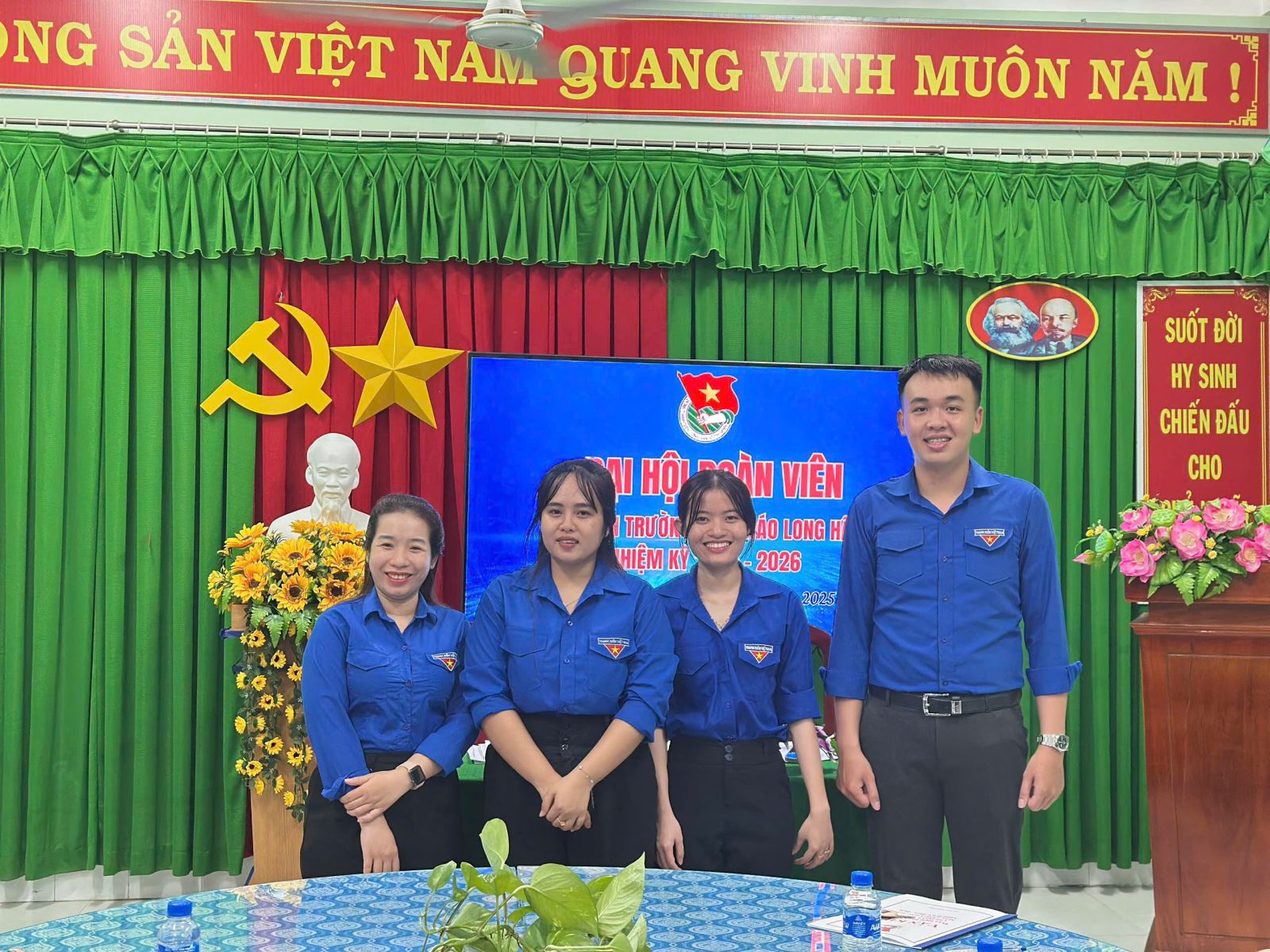 Đại hội chi đoàn trường Mẫu giáo Long Hậu nhiệm kì 2025-2026