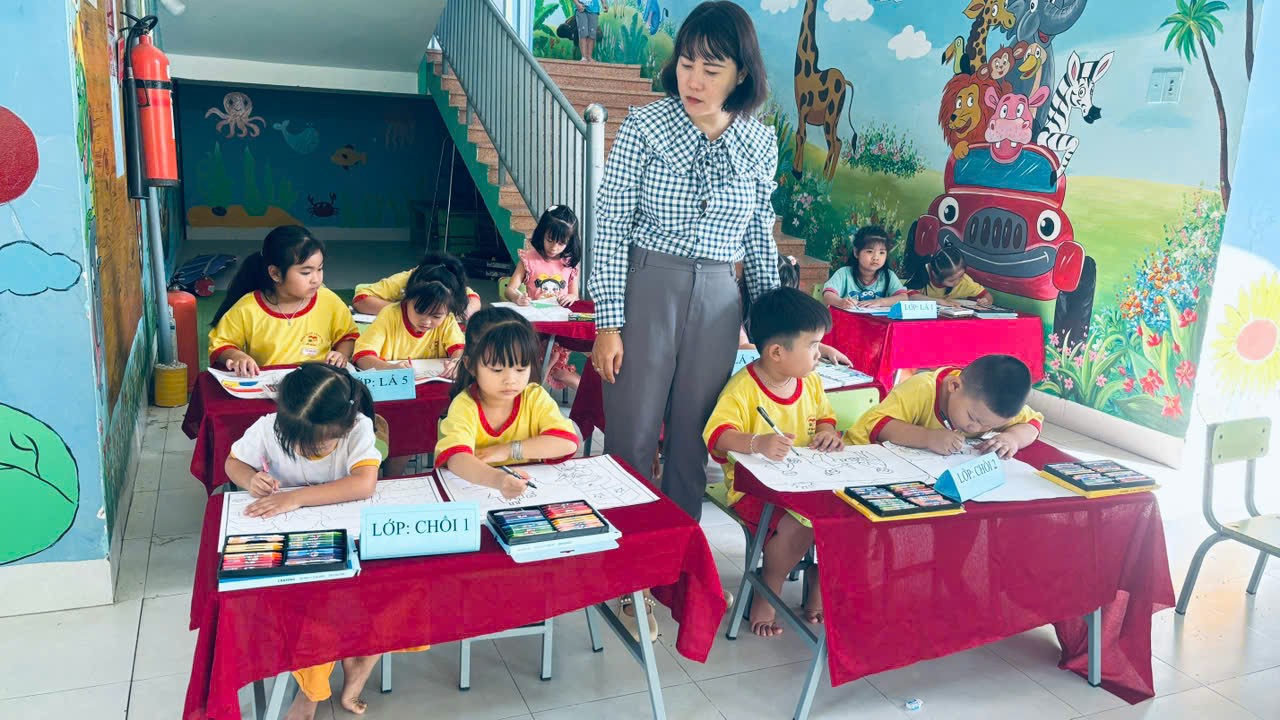 Hội thi bé vẽ tranh năm học 2025-2026